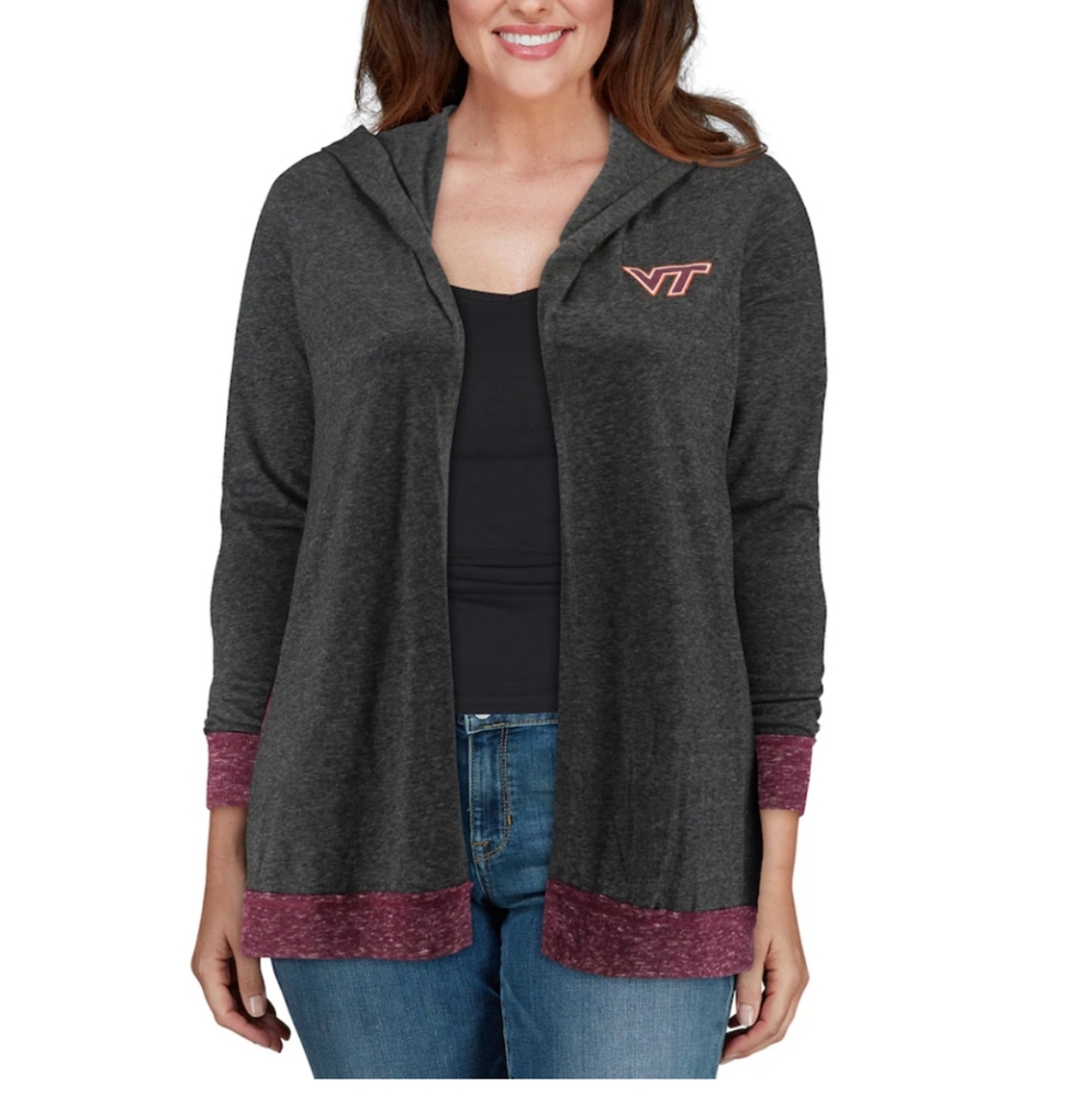 Virginia Tech Hokies Women's Plus Size Cardigan